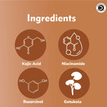 Dermistry Kojic Acid Brightening Fairness Face Cream & Mask Pack Pigmentation Instant D Tan Removal