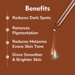 DERMISTRY Pigmentation Spots De Tan Removal Kojic Acid Skin Lightening Brightening Light Facial Kit