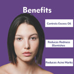 DERMISTRY Salicylic Acid Face Wash + Serum + Oil Free Moisturizer Oily Acne Prone Skin Facial Kit