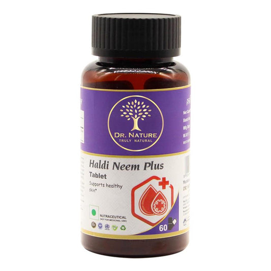 Dr. Nature Haldi Neem Plus Tablet - 500mg - 60 Tablets