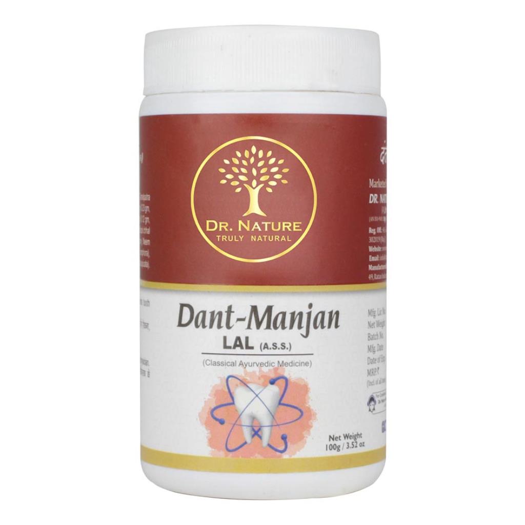 Dr. Nature Dant-Manjan Lal - 100gm