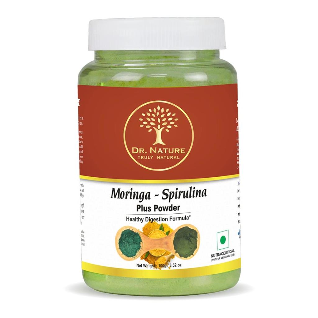 Dr. Nature Moringa Spirulina Plus Powder - 100gm