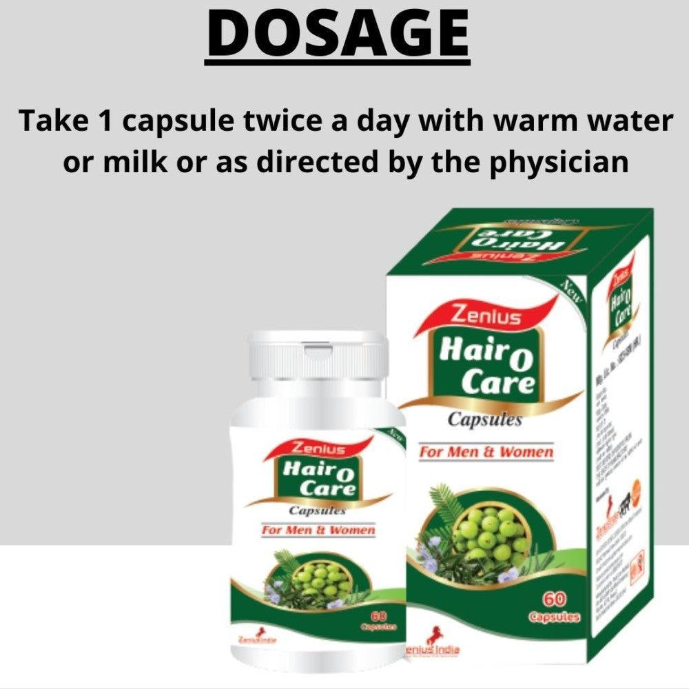 Zenius Hair O Care Capsule for Hair Growth (60 Capsules)