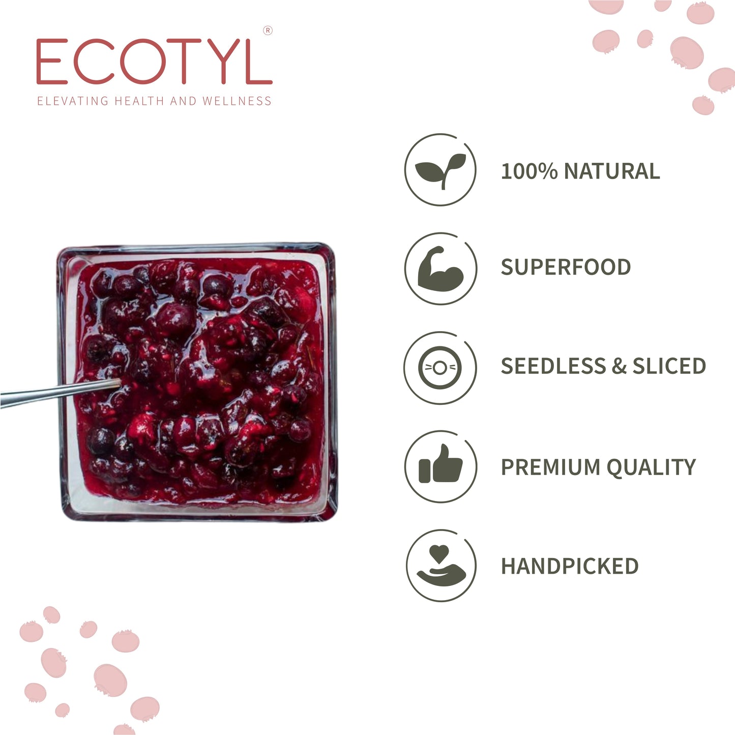 Ecotyl Dried Cranberries - 150gm