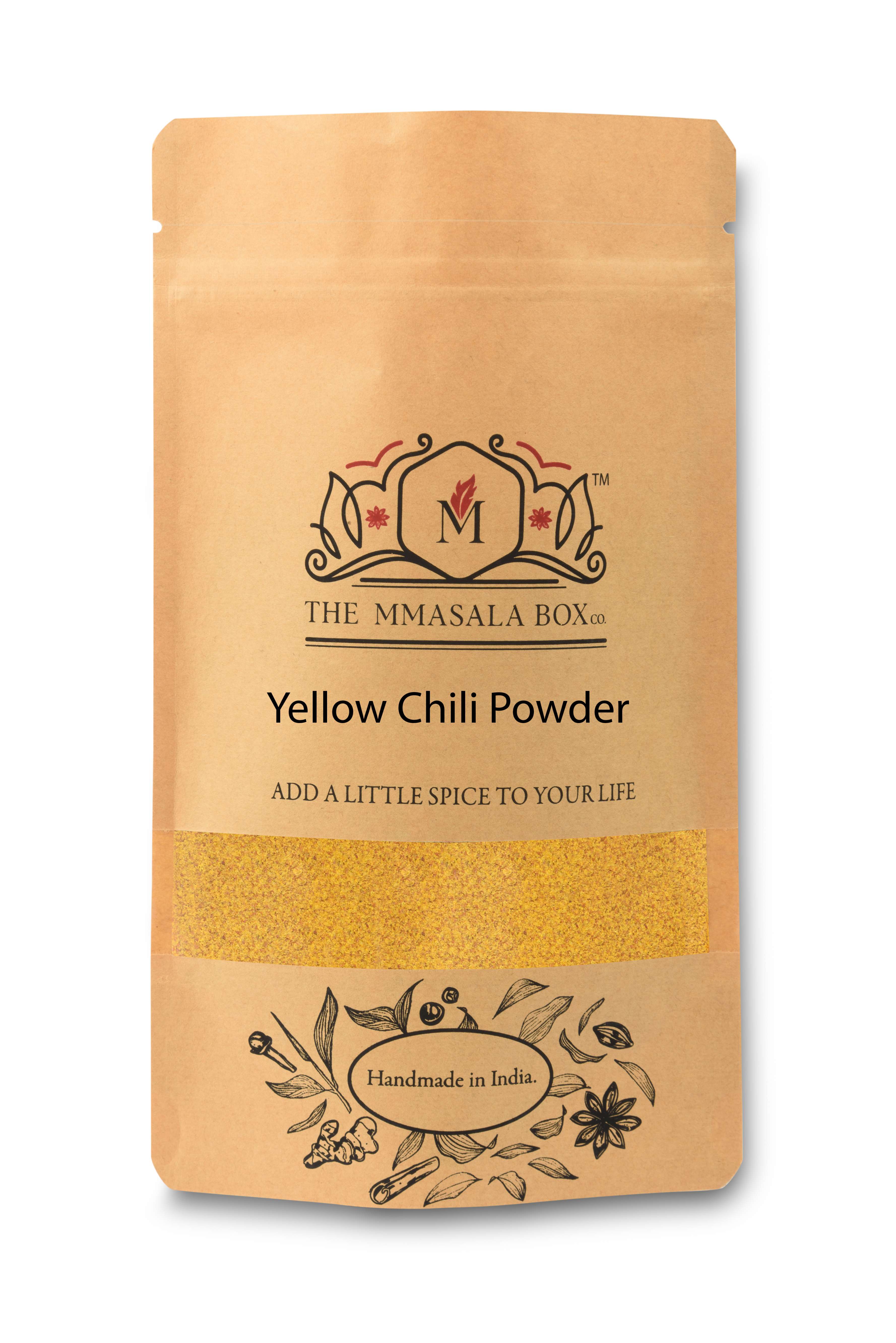 The MMasala Box Co Yellow Chili Powder - 100gm - Pack of 2