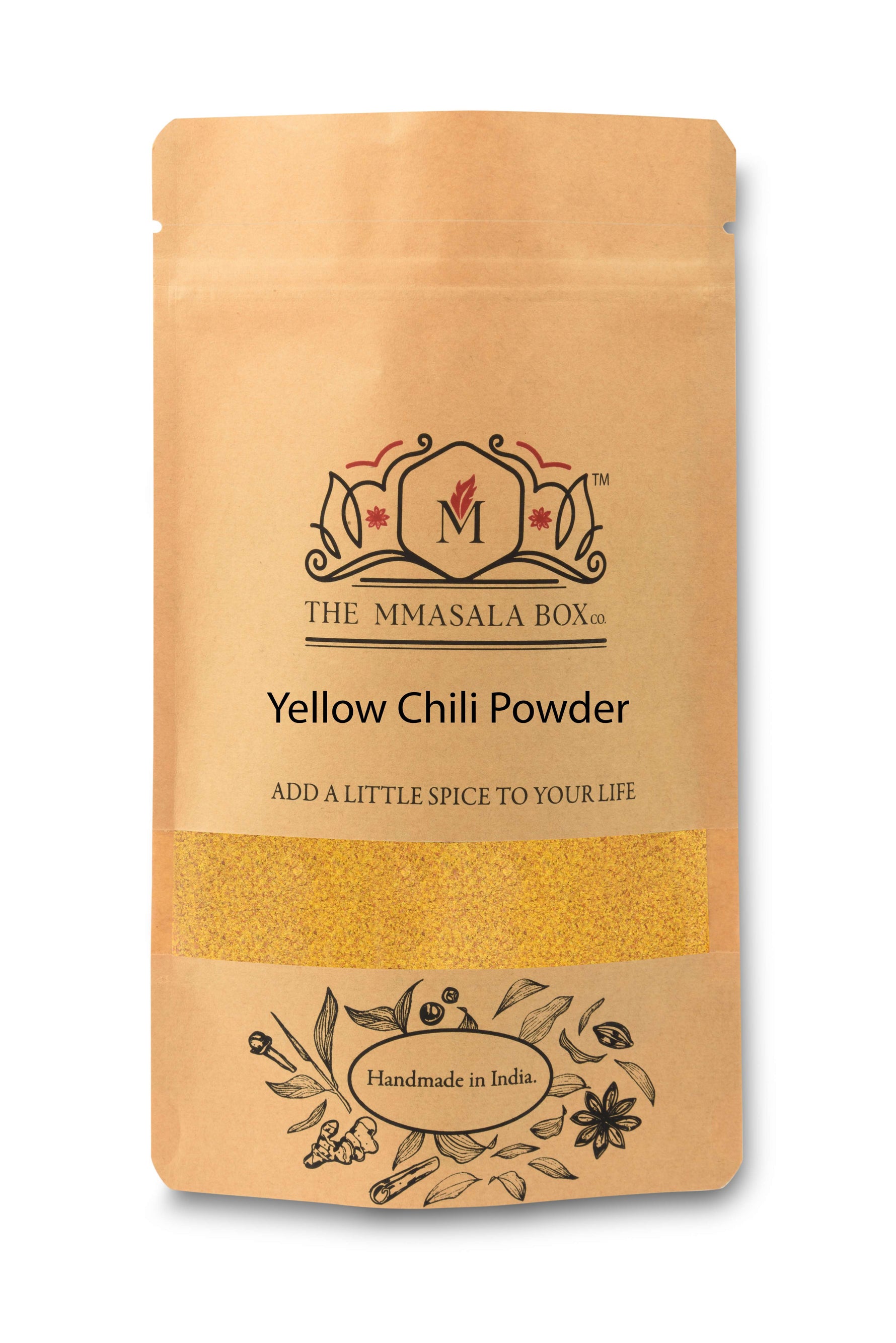 The MMasala Box Co Yellow Chili Powder - 100gm - Pack of 2