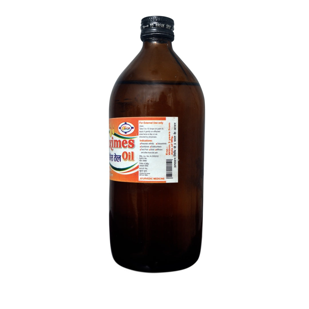 SGI Medicals Maximes Ayurvedic Pain Relief Oil (450ml) | Premium Topical Liniment for Joint Stiffness, Muscle Soreness & Arthritis Relief