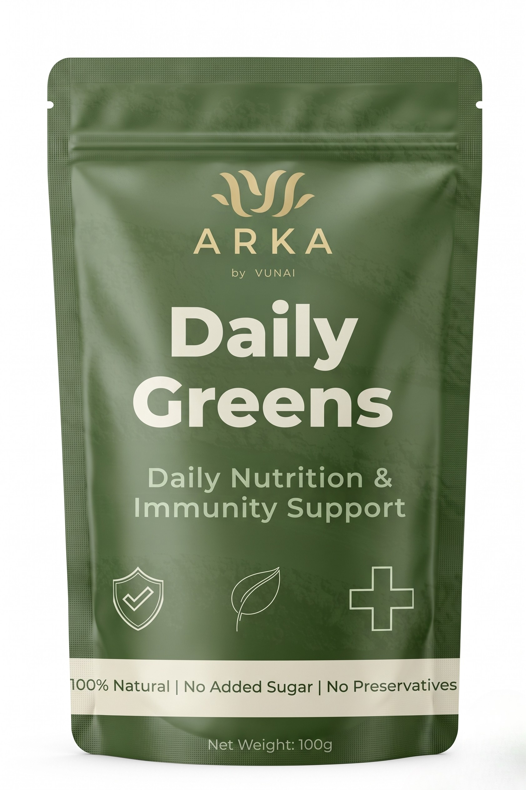 ARKA Daily Greens Pure Moringa Leaf Powder (100g)