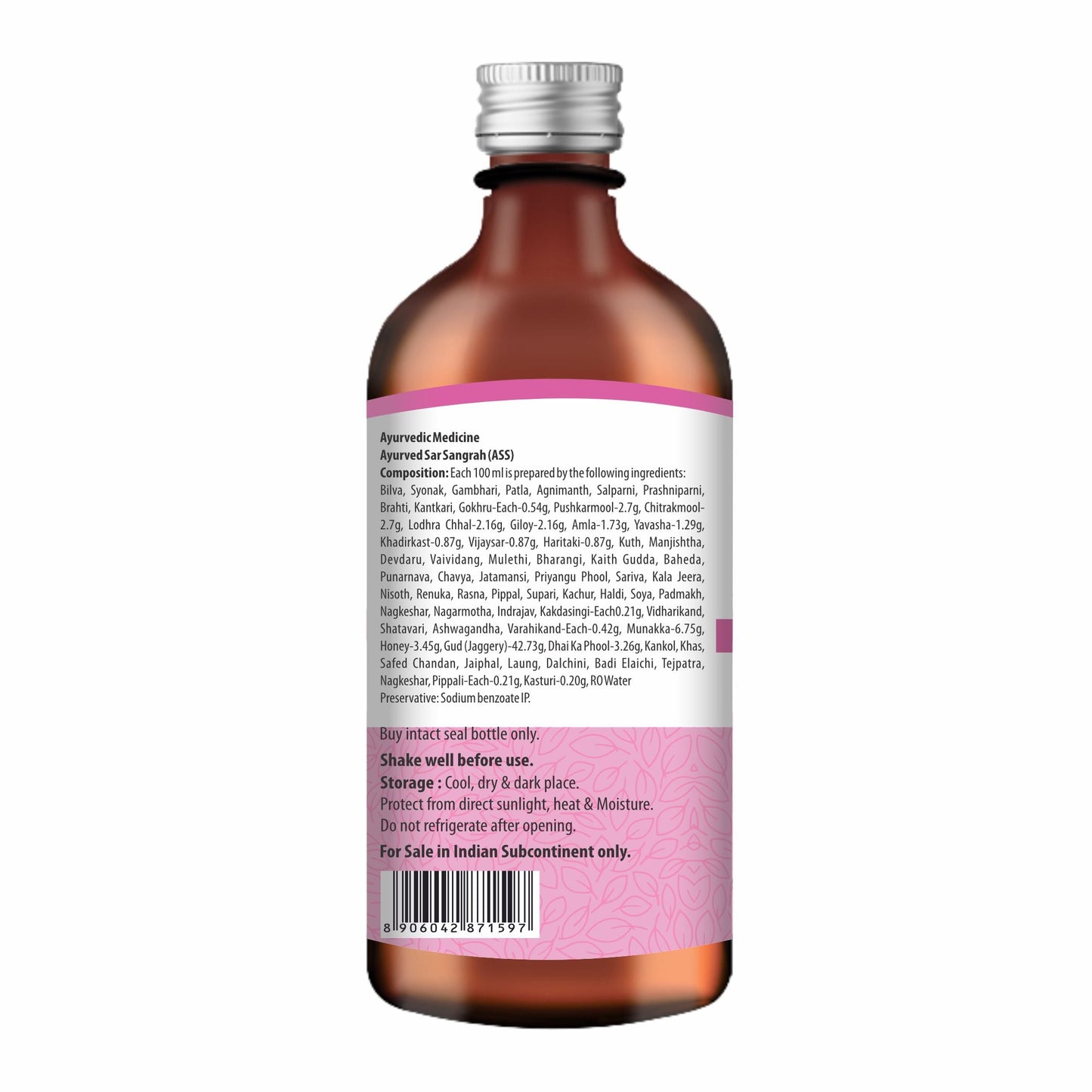Swadeshi Dashmoolarishta - Herbal Remedy for Women's Health