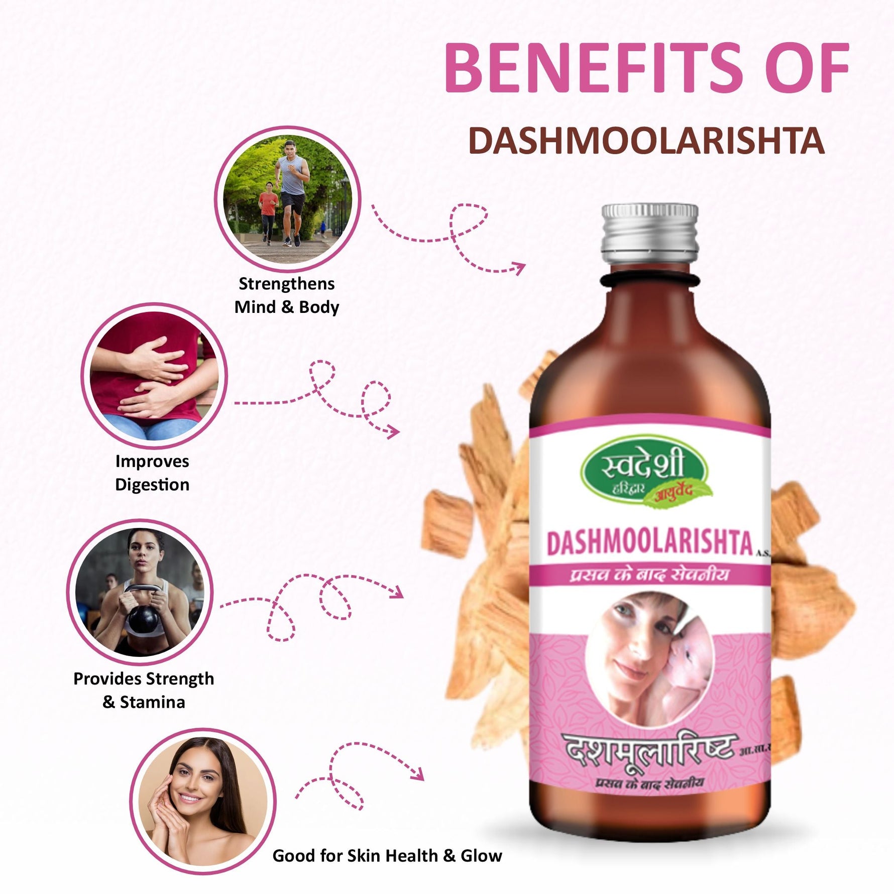 Swadeshi Dashmoolarishta - Herbal Remedy for Women's Health