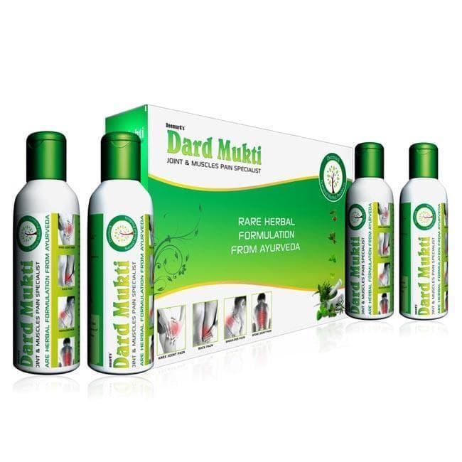 Deemark Dard Mukti Oil - A Natural Ayurvedic Pain relief oil for Joint & Muscle pain - 100ml