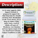 Planet Ayurveda Male Support Formula Capsule - 60 Capsule | Natural Vitality & Stamina