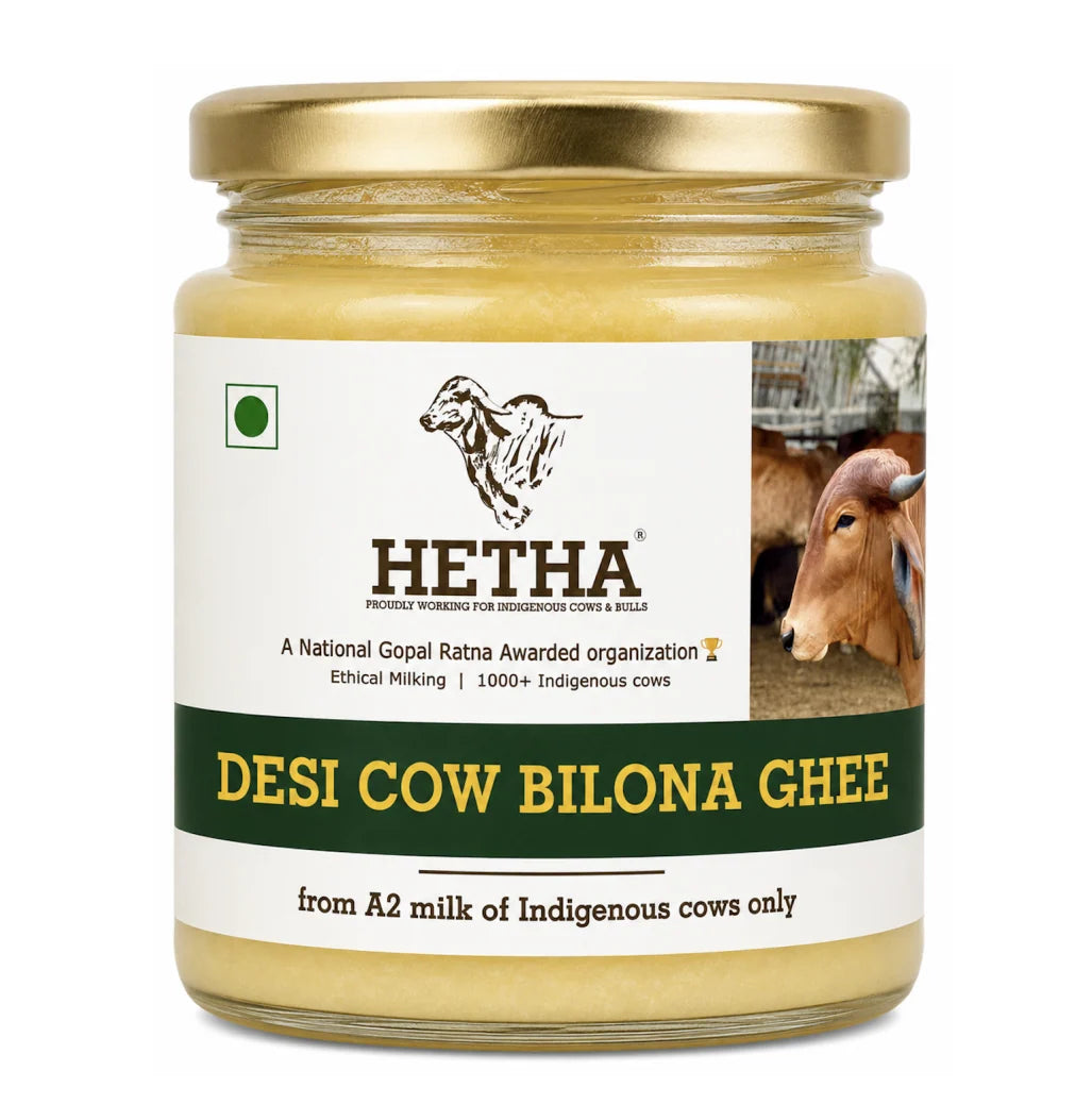 Hetha Desi Cow A2 cultured Bilona Ghee / A2 Ghee - 1000ml
