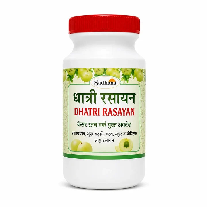 Sadhana Dhatri Rasayan - 200gms | Classical Ayurvedic Amla Tonic for Acidity, Eye Health, Hair Growth & Immunity
