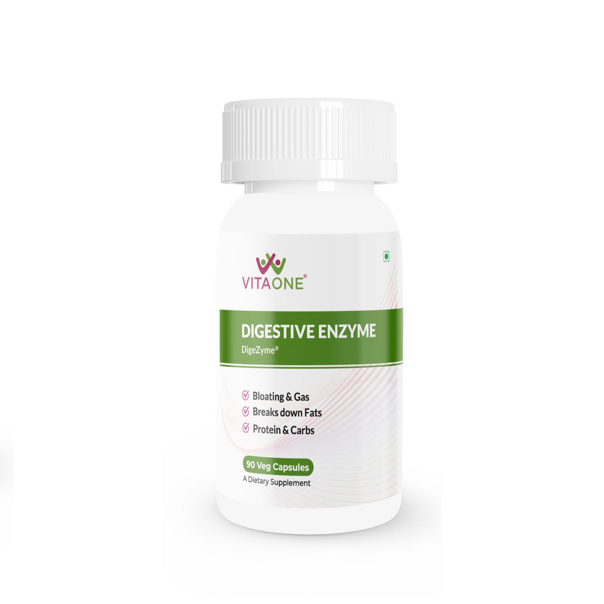 Vitaone Digestive Enzyme Capsules (90s) | Broad-Spectrum Formula for Digestion, Bloating Relief & Nutrient Absorption
