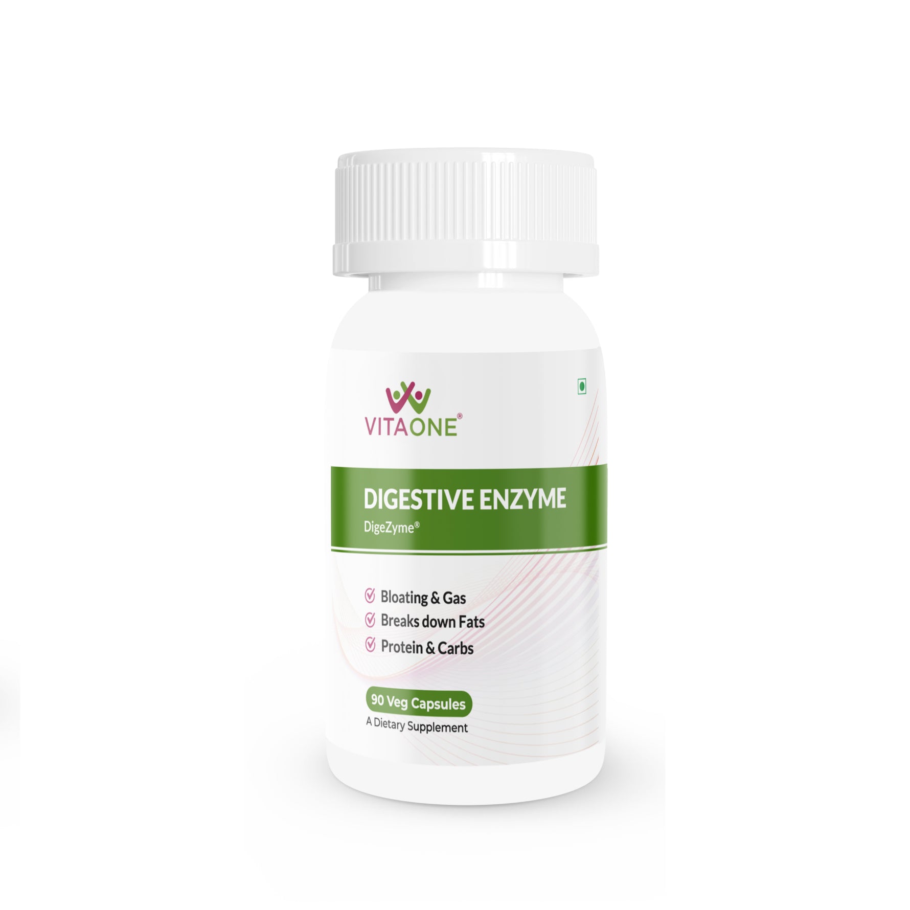 Vitaone Digestive Enzyme Capsules (90s) | Broad-Spectrum Formula for Digestion, Bloating Relief & Nutrient Absorption
