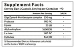 Vitaone Digestive Enzyme Capsules (90s) | Broad-Spectrum Formula for Digestion, Bloating Relief & Nutrient Absorption