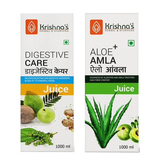 Krishna's Digestive Care Juice 1000 ml | Aloe Amla Juice 1000 ml