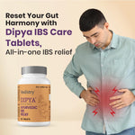 Dipya IBS Care Tablets - Ayurvedic Remedy for Irritable Bowel Syndrome & Bloating - 60 Tablets