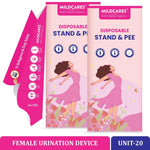 MildCares Disposable Stand & Pee Female Urination Device for Women