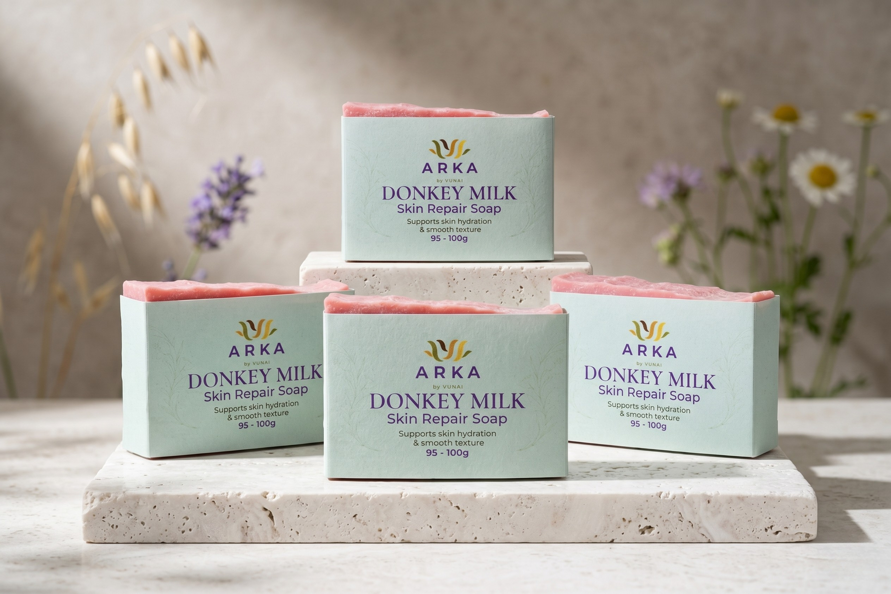 ARKA Donkey Milk Family Pack (4 Soaps)