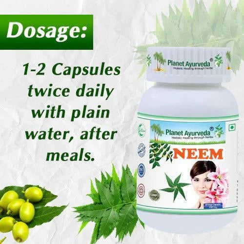 Planet Ayurveda Neem Capsule - 60 capsules