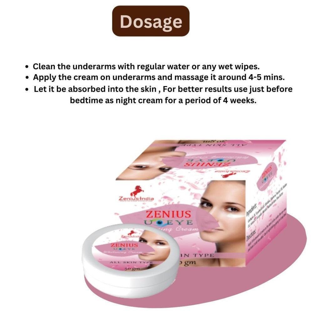 Zenius U-Eye Cream For Dark Circles, Wrinkles, Puffy Eyes