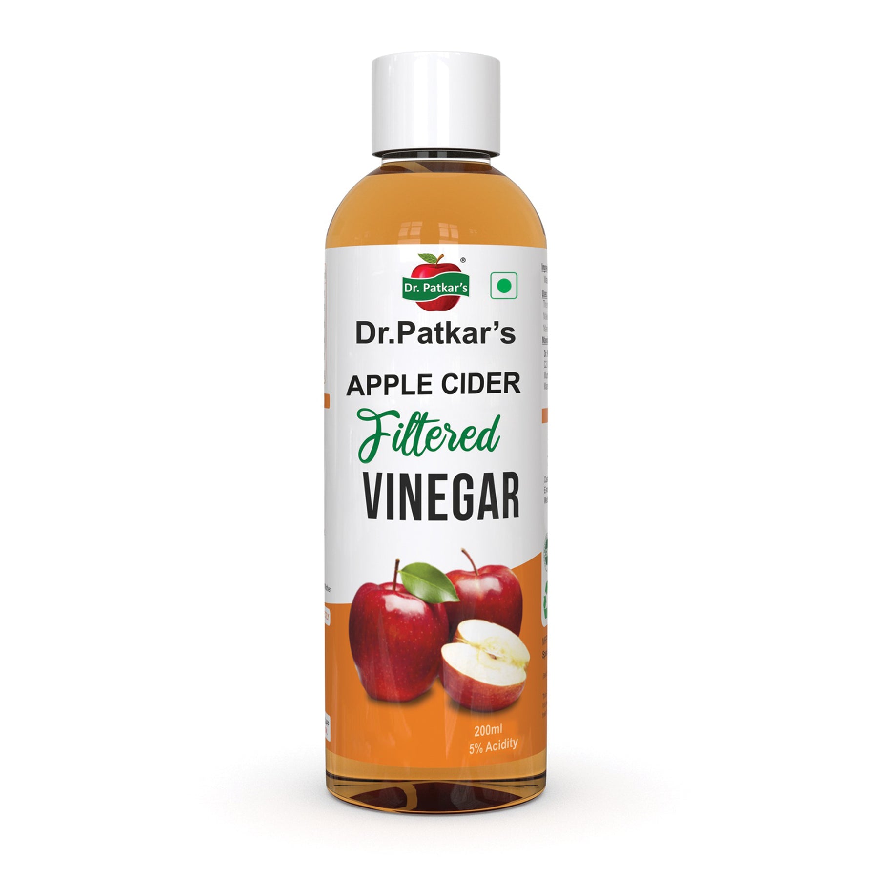 Dr. Patkar’s Apple Cider Filtered Vinegar - 200ml - Pack of 3