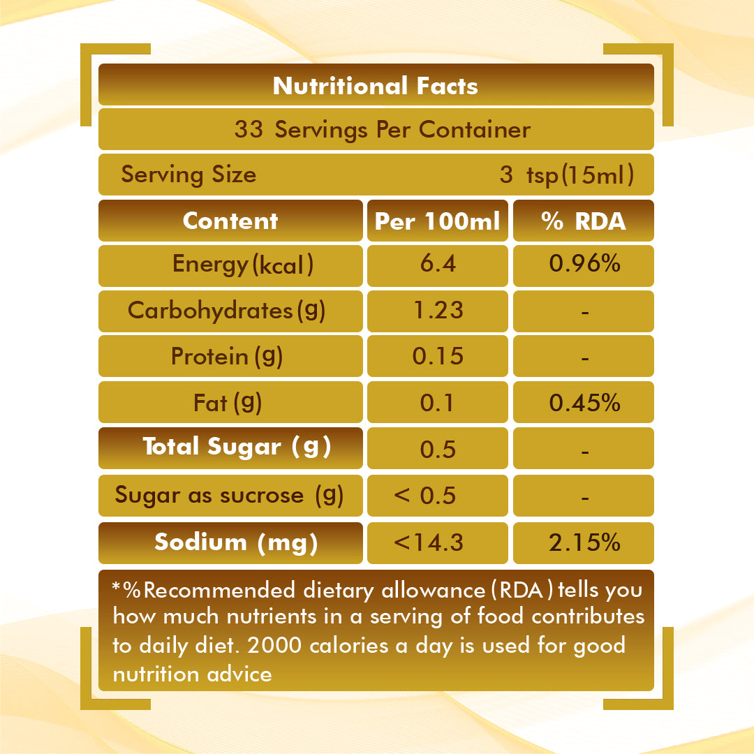 Dr. Patkar's Apple Cider Vinegar Stevia with the Mother (500ml Each)