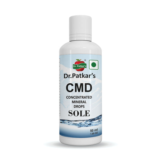 Dr. Patkar's Concentrated Mineral Drops Hydration Trace Supplement Increased energy levels (Cmd) 50Ml