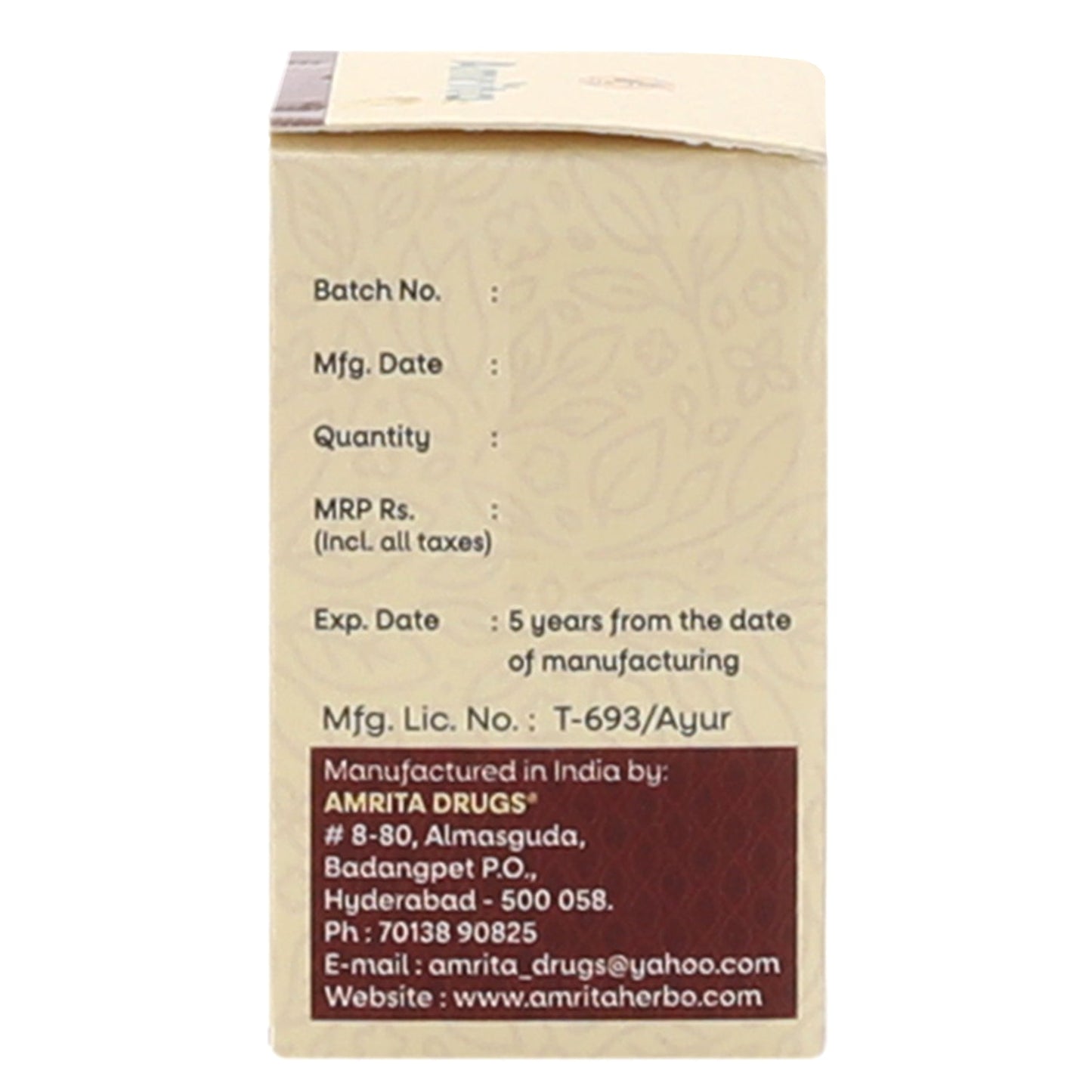 Amrita Swarna Malini Vasant Tablet