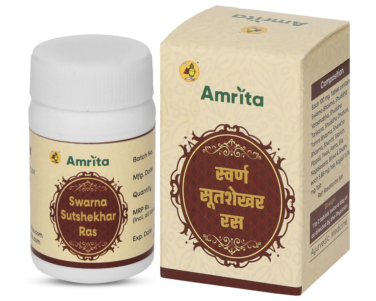 Amrita Swarna Sutshekhar Ras Tablet
