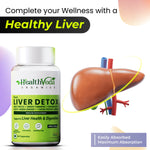 Health Veda Organics Liver Detox Capsules - 60 Veg Capsules
