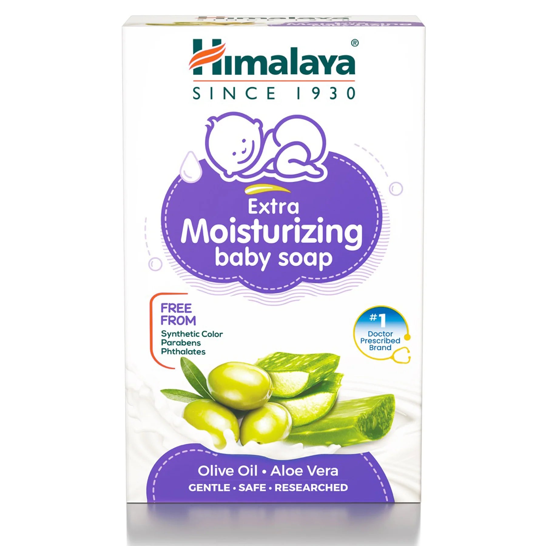Himalaya Extra Moisturizing Baby Soap - 125gm