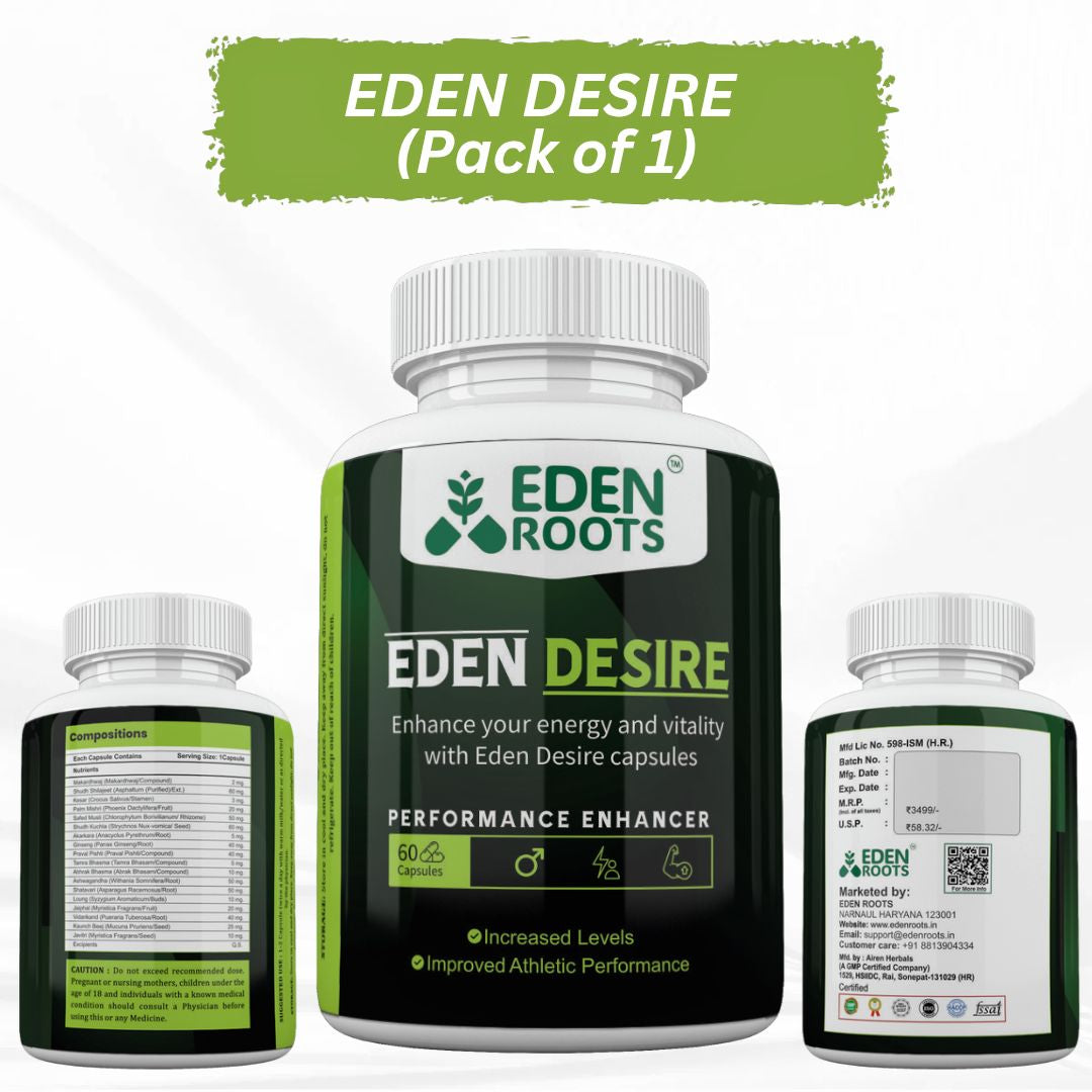 Eden Roots Eden Desire Capsule - 60 Capsules