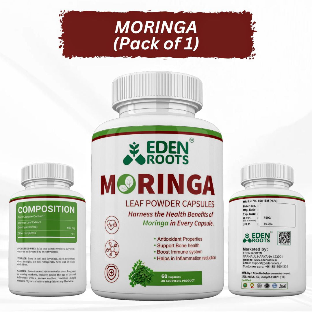 Eden Roots Moringa Capsule - 60 Capsules