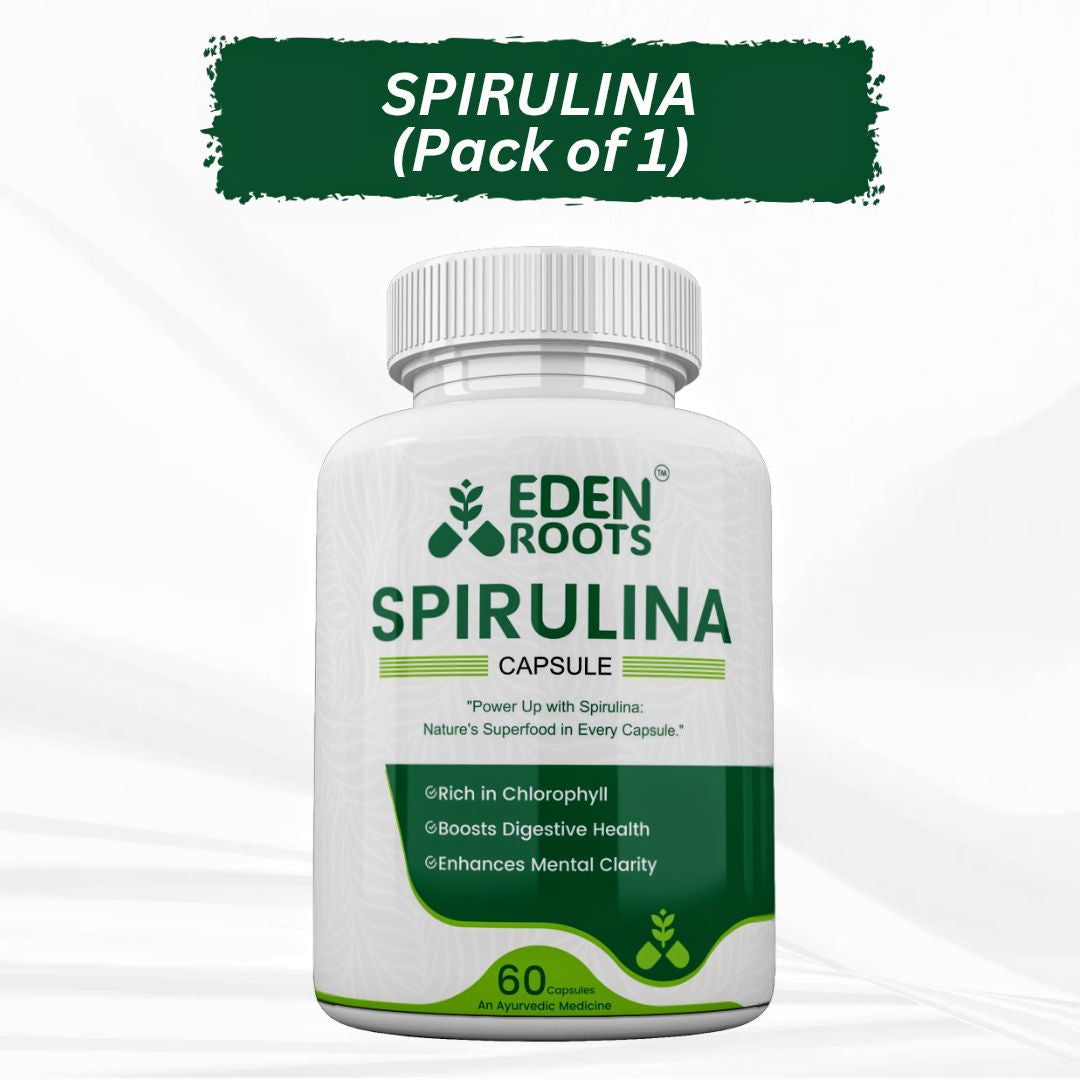Eden Roots Spirulina Capsule - 60 Capsules