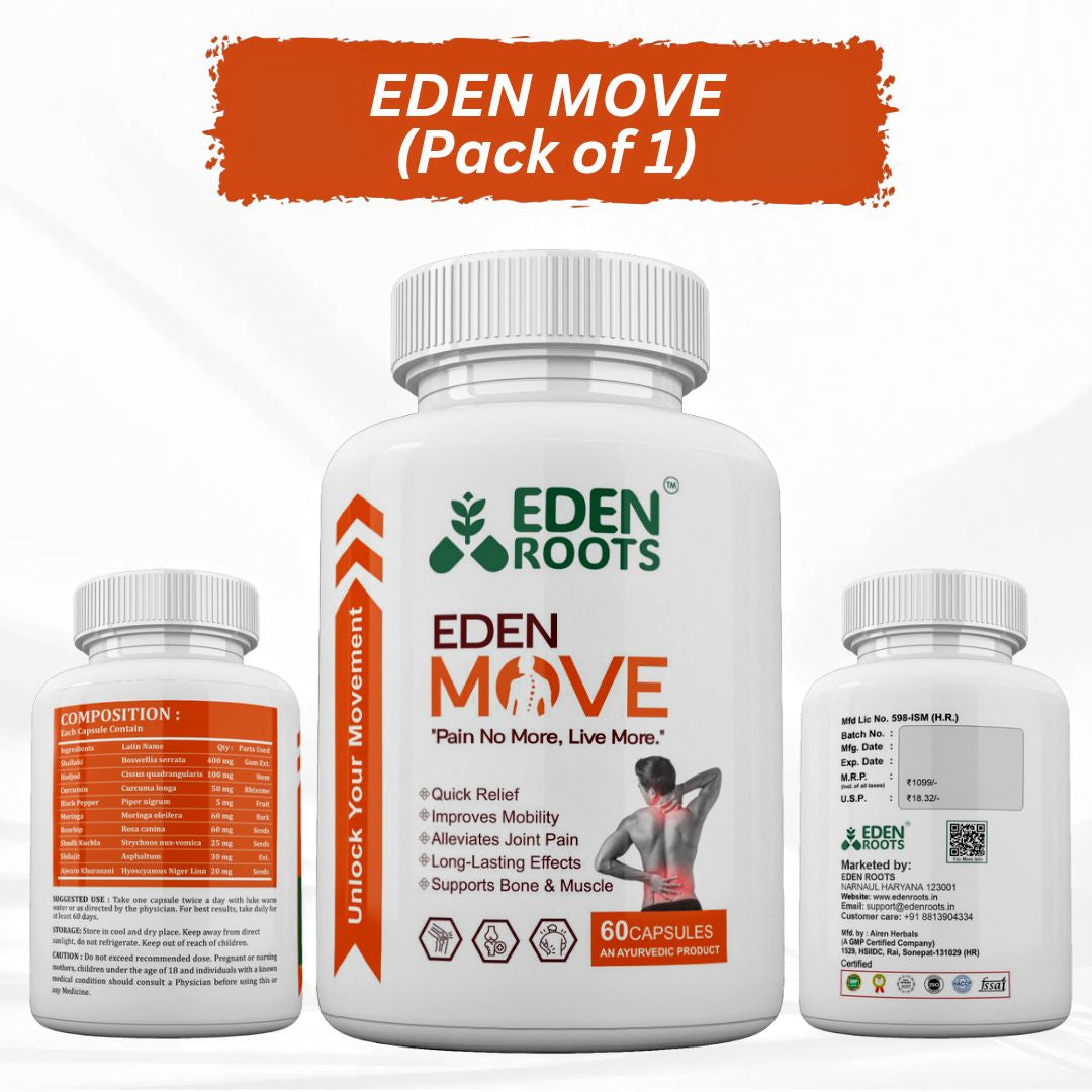 Eden Roots Eden Move Capsule - 60 Capsules