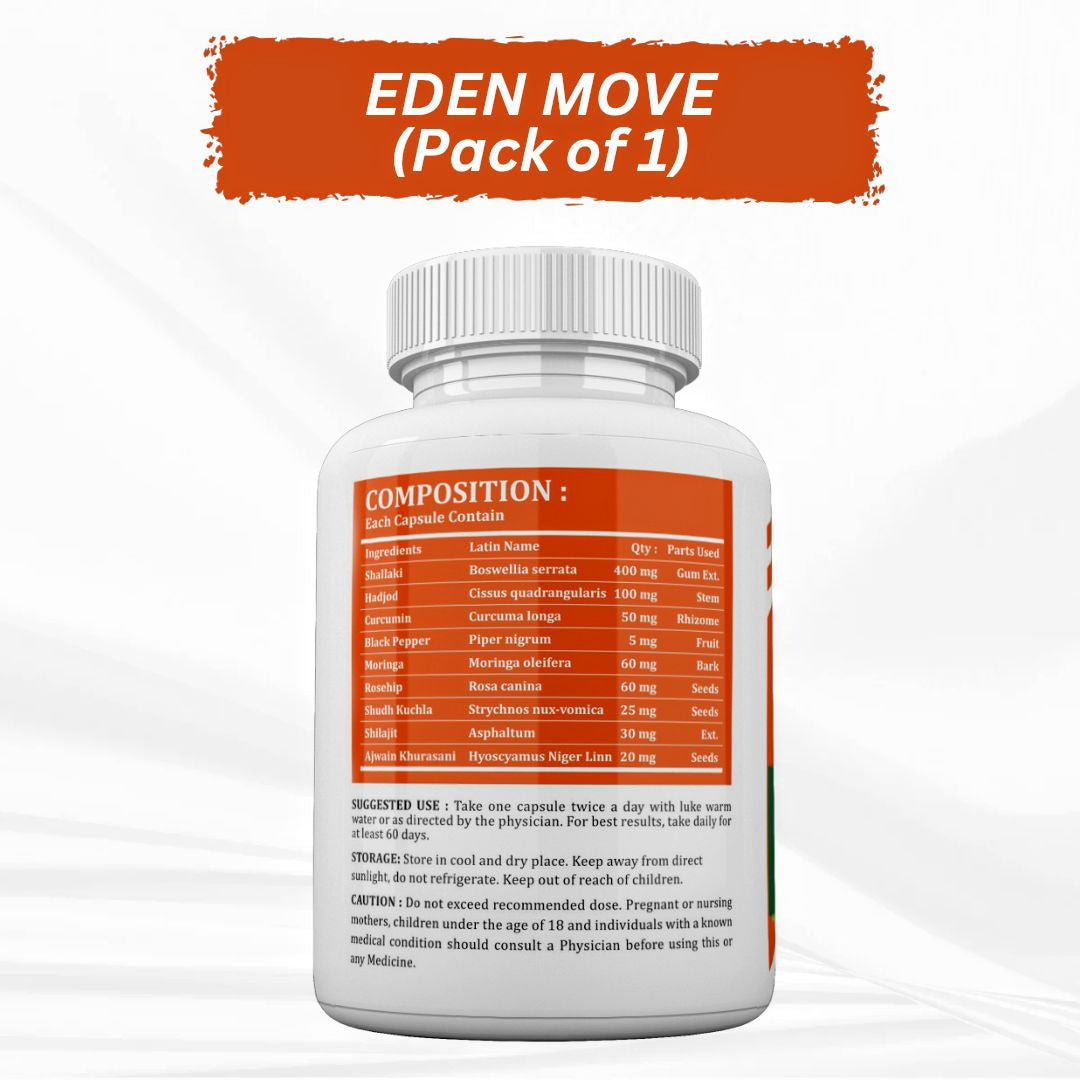 Eden Roots Eden Move Capsule - 60 Capsules