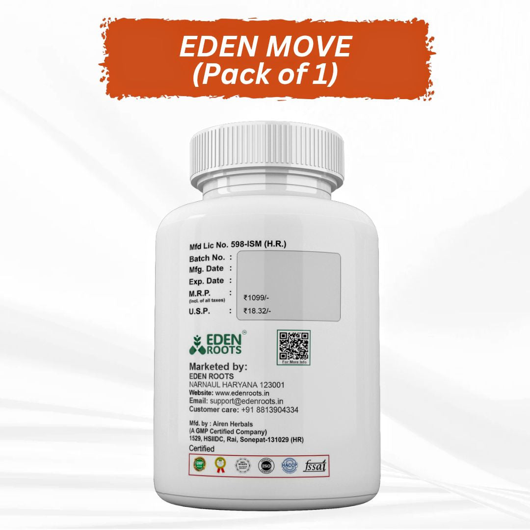 Eden Roots Eden Move Capsule - 60 Capsules
