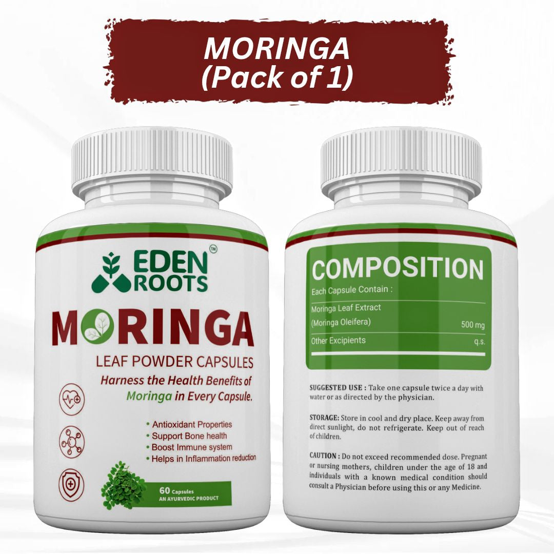 Eden Roots Moringa Capsule - 60 Capsules