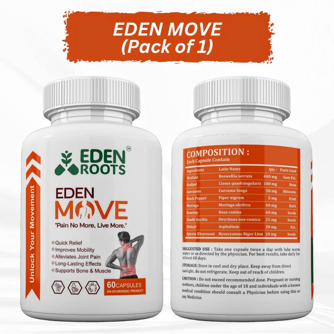 Eden Roots Eden Move Capsule - 60 Capsules