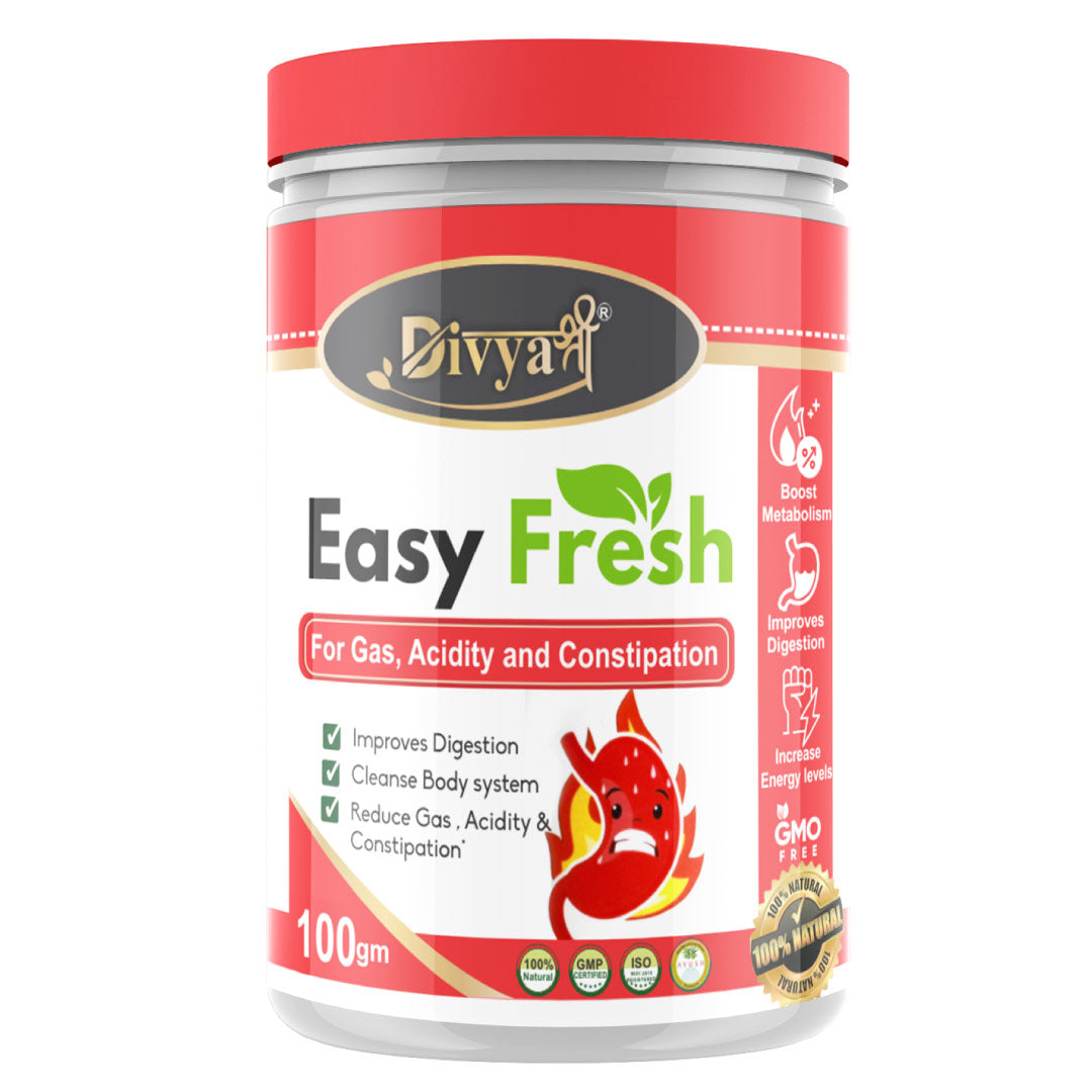 Divya Shree Easy Fresh Powder Constipation Relief Powder for Kabaz Haran Constipation Gas Acidity, Kabz Care Powder - 250 gm, Jeevan Care Ayurveda