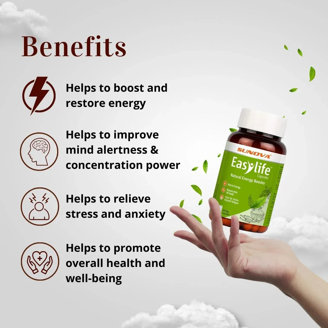 Sunova Easy Life Veg Capsule - 60 Capsules