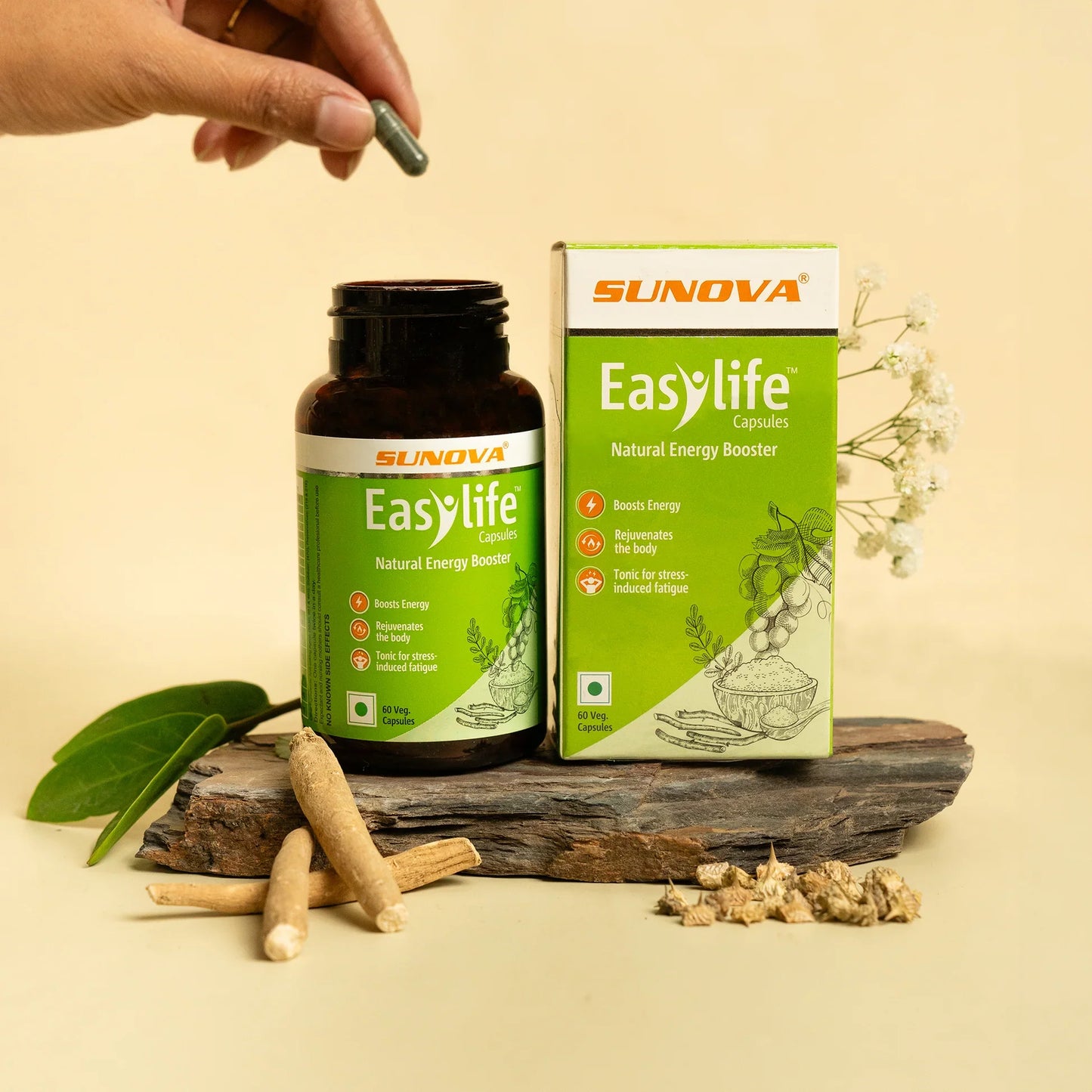 Sunova Easy Life Veg Capsule - 60 Capsules