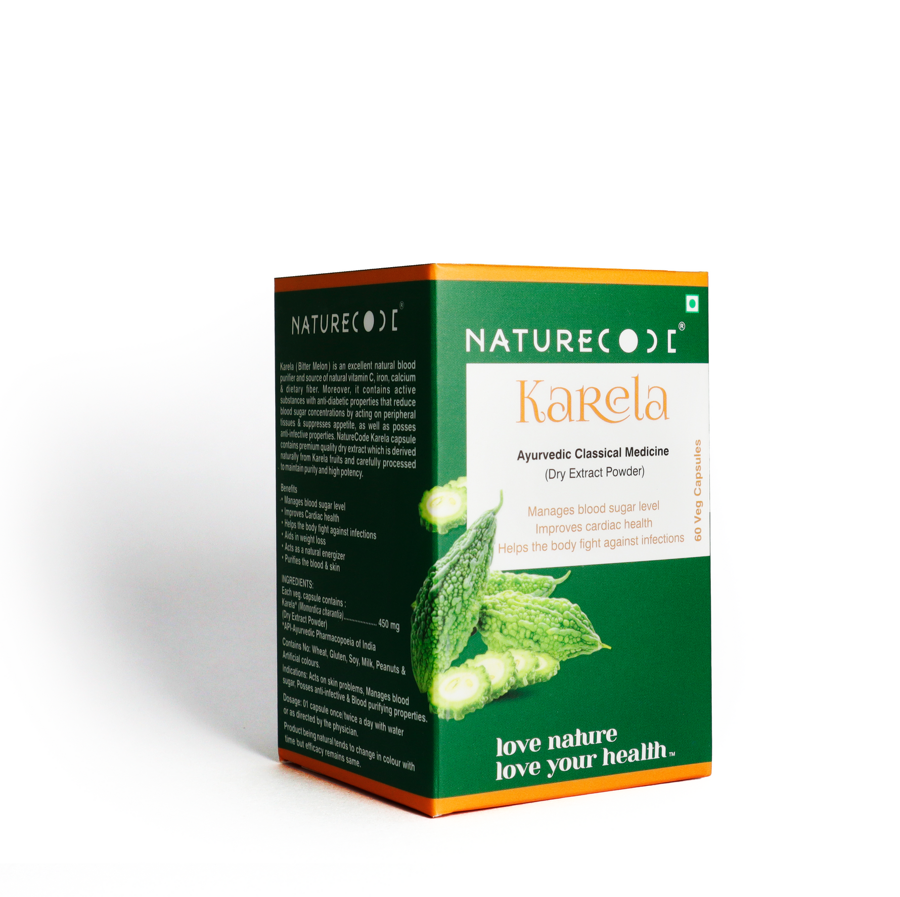 Nature Code Karela Veg Capsule - 60 Capsules