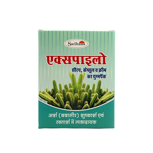 Sadhana Expilo Combipack (30 Capsules + 100 ml Syrup) | Dual-Action Ayurvedic Respiratory & Cough Care Therapy