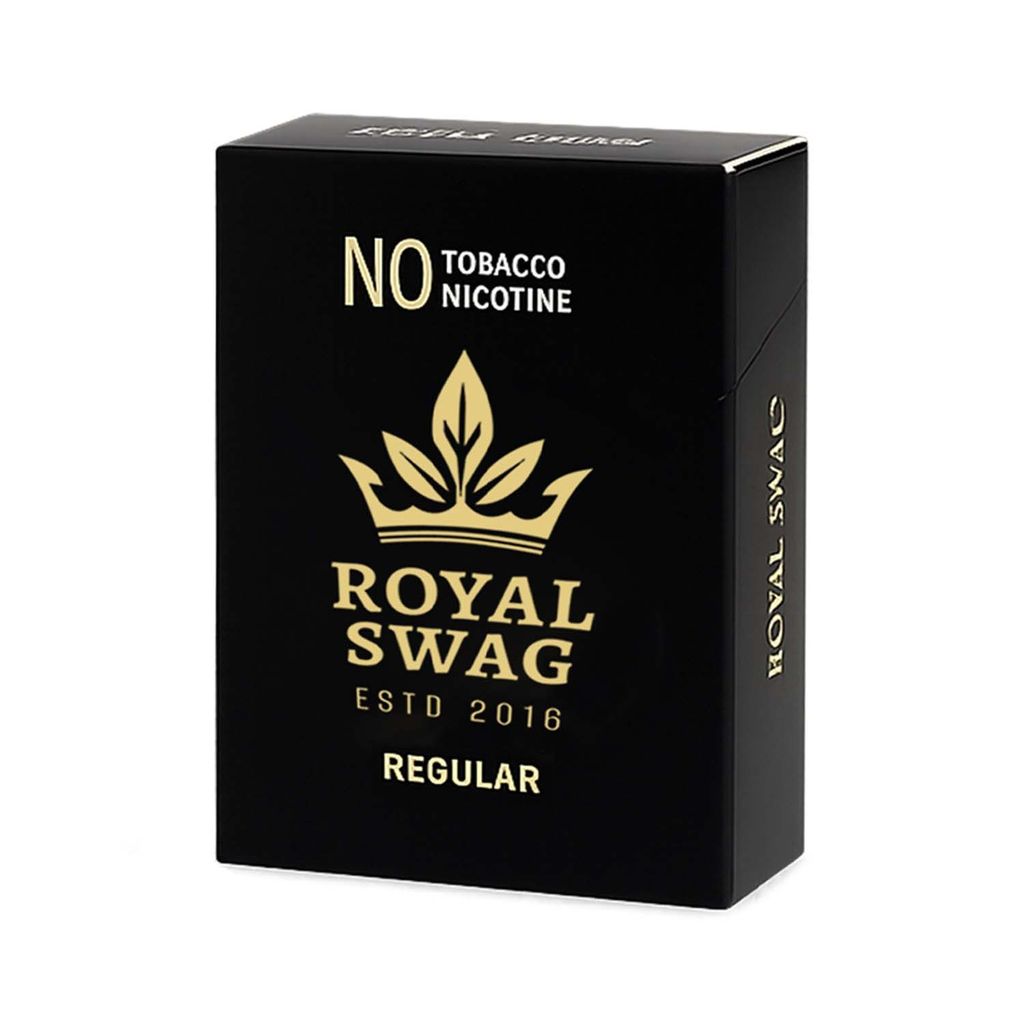 Royal Swag Herbal Cigarettes Regular Flavour - Tobacco Free (Pack of 20)