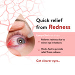 Lifezen EyeSpa Red Redness Reliever Eye Drops 10ML (Pack of 2) | Help in Discomfort from Burning, Itchiness & Redness of the eyes