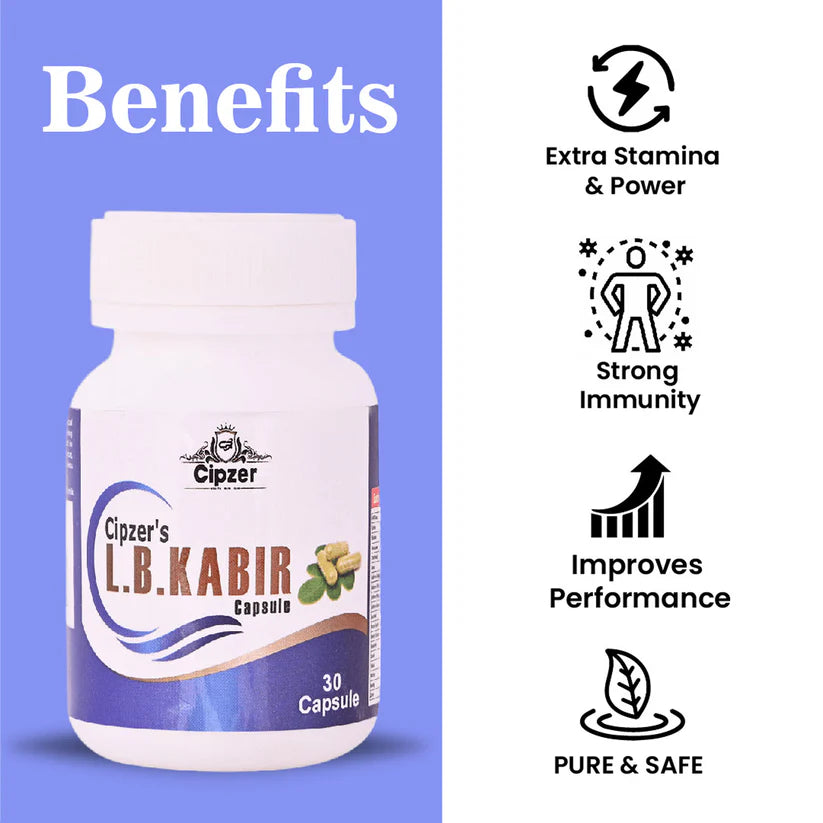 Cipzer LB Kabir Capsules - 30 Capsules